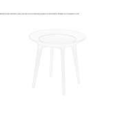 Round side table Cavezzo
