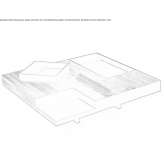 Low square wooden coffee table Recetor