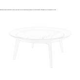 Round coffee table Cavezzo