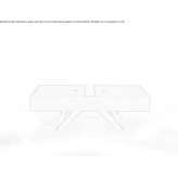 Low rectangular coffee table with storage space Detva