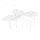 Marble coffee table Rosegg