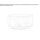 Cimento® round coffee table Claude