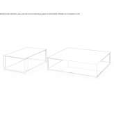Glass coffee table for the living room Arapuey