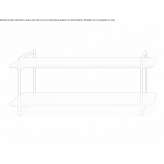 Rectangular coffee table for the living room Huriel