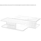 Wooden coffee table with storage space Abcoven