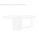 Extendable coffee table Yavaros