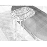 Marble side table Lent