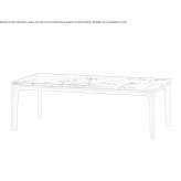 Rectangular coffee table Haswell