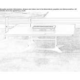 Stolik kawowy z płyty MDF Bosia