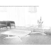 Low rectangular marble coffee table for the living room Jebel