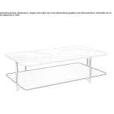 Rectangular coffee table with storage space Feignies