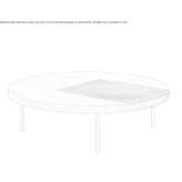 Round coffee table Rumska