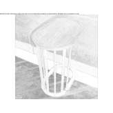 Wooden side table Lent