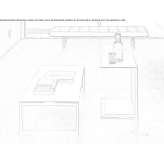 Rectangular aluminum coffee table for the living room Cashel