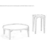 Low round coffee table Pralormo