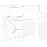 Low round coffee table Ashburn