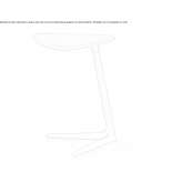 Triangular oak coffee table Urmitz