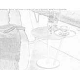 Round coffee table for the living room Zajecar