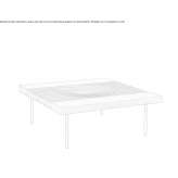 Square coffee table Rumska