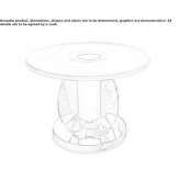 Coffee table with lighting for the living room Ponderay