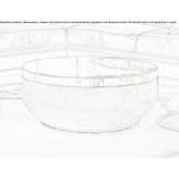 Low round coffee table Niemegk