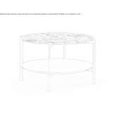 Round side table Rognac