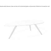 Low triangular coffee table made of marble Orvault