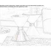 Round coffee table for the living room Chaulnes