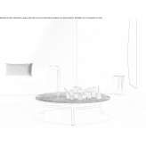 Round marble coffee table Mezraa