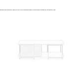 Coffee table with upholstery panel Parre