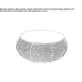 Low round coffee table Baraboi