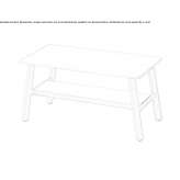 Low rectangular coffee table Ludesch