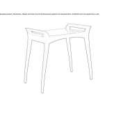 Mahogany side table Landrum