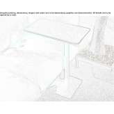 Rectangular plywood side table Valero