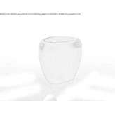 Polyethylene coffee table with storage space Locana