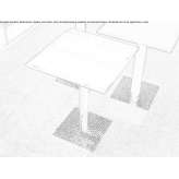 Square onyx coffee table Gragnano