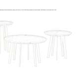 Marble coffee table with tray Ovindoli