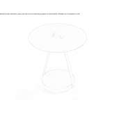 Round coffee table Twechar