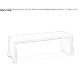 Rectangular wooden coffee table Knin