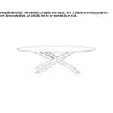 Oval coffee table, oak Osigo