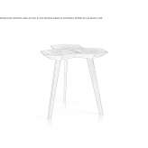 Wooden side table Weston
