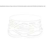 Round coffee table made of stainless steel Olching