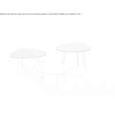 Triangular wooden coffee table Cessalto