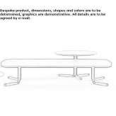 Low rectangular coffee table Wantagh