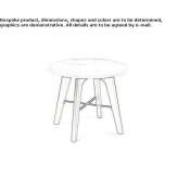 Round marble coffee table Mrkopalj