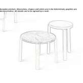 Round marble coffee table Brucken