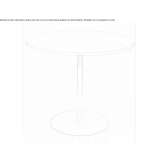 Round coffee table made of MDF Letcani