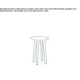 Round coffee table Kuty