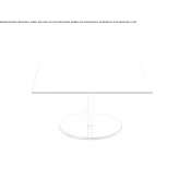 Low square coffee table made of MDF Podivin