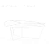 Low triangular coffee table Polatsk